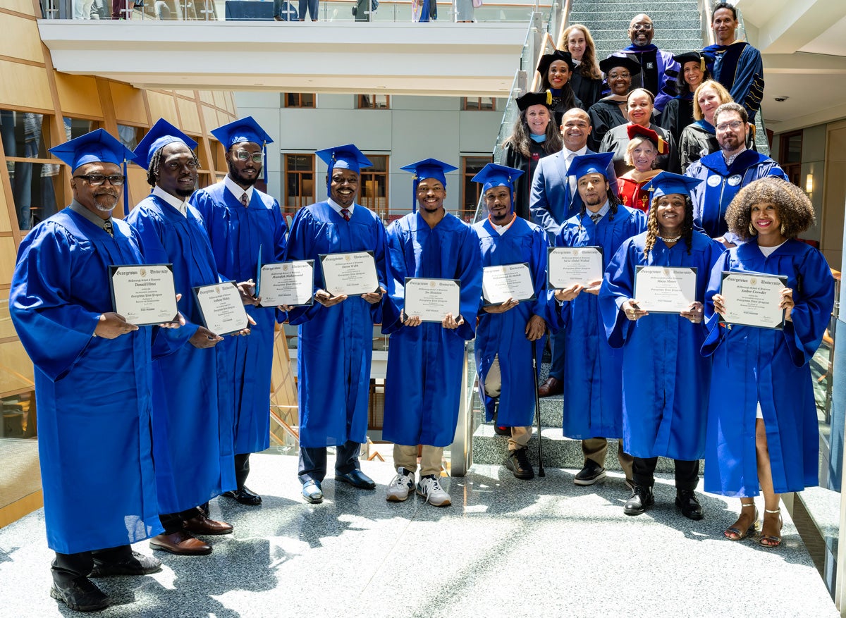 Graduates and faculty of the Pivot Program